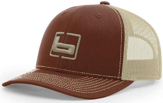 Banded Trucker Cap Brown/Khaki