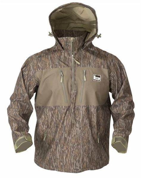 Banded 1/4 Zip Waterproof Hooded Pullover - Bottomland
