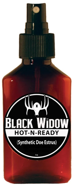 Black Widow - Hot-N-Ready Synthetic Doe Estrus - (Doe in Heat) 3oz.