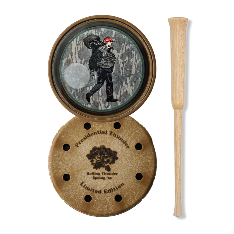 Rolling Thunder Presidential Thunder | Crystal Pot Call with Hickory Striker