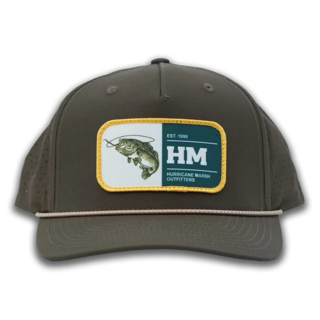 Hurricane Marsh The Bass Vintage Duck Camo Hat - Richardson 112