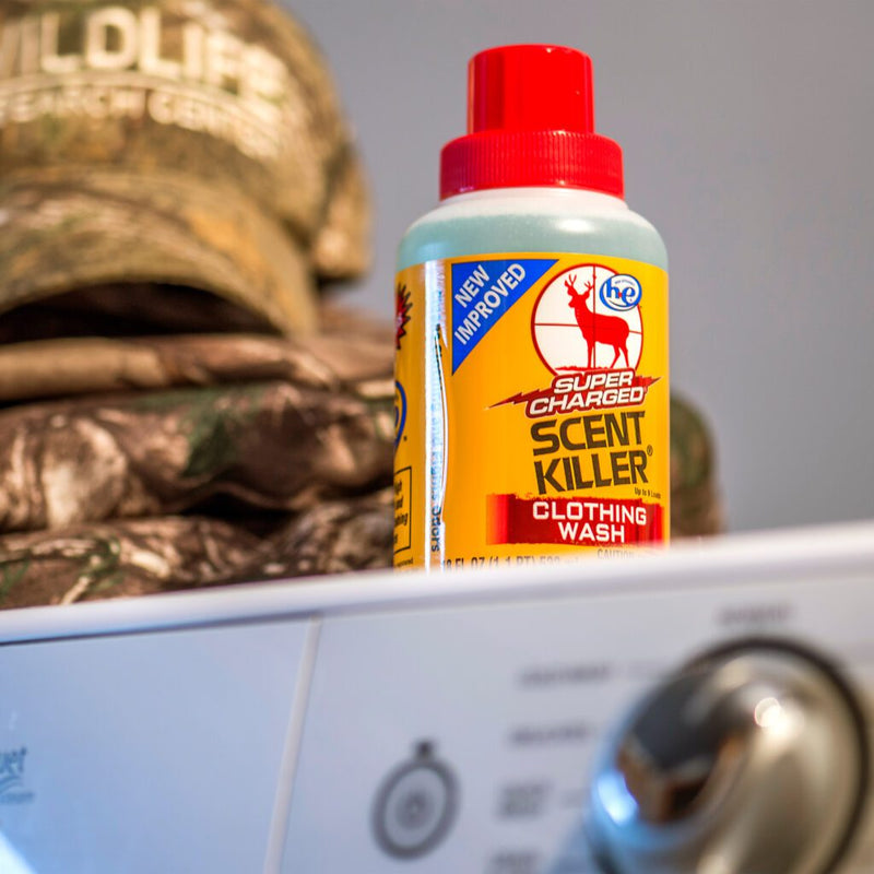 Load image into Gallery viewer, Wildlife Research Center Super Charged Scent Killer Liquid Clothing Wash
