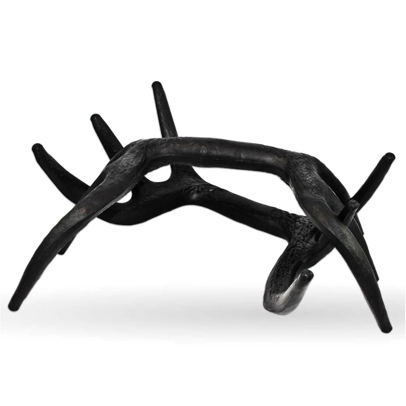 Load image into Gallery viewer, Illusion Outdoors Black Rack Rattling System — Rattle Antlers for Deer Hunting

