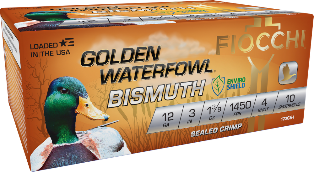 Fiocchi Golden Waterfowl Bismuth - 12 Gauge