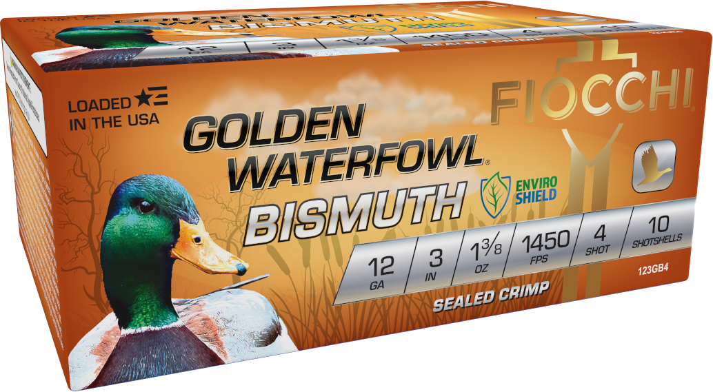 Fiocchi Golden Waterfowl Bismuth - 12 Gauge
