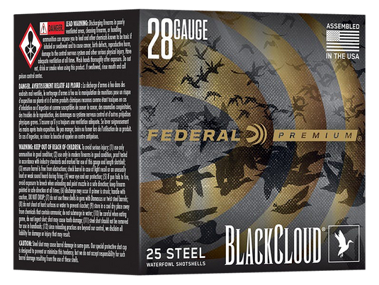 Federal Black Cloud 28ga - 3" - 3/4oz - 3 Shot - 1400fps - 25rd Box