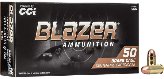 Blazer Brass Case - .380 Auto - 95gr - FMJ - 50rd Box