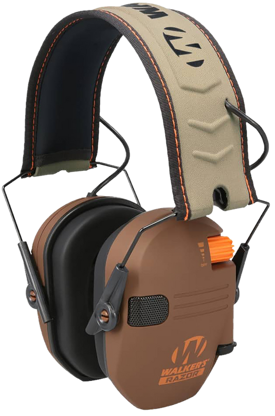 Walker's Razor Slim Electronic Muffs Limited Edition Wetlands Brown