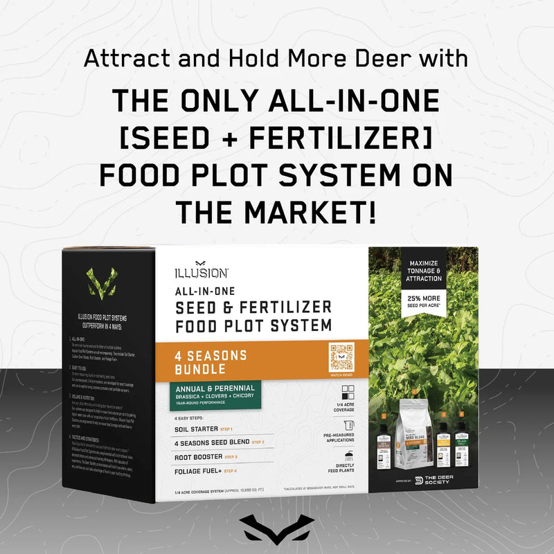 Load image into Gallery viewer, Illusion Outdoors 4 Season Food Plot Bundle - 1/4 Acre
