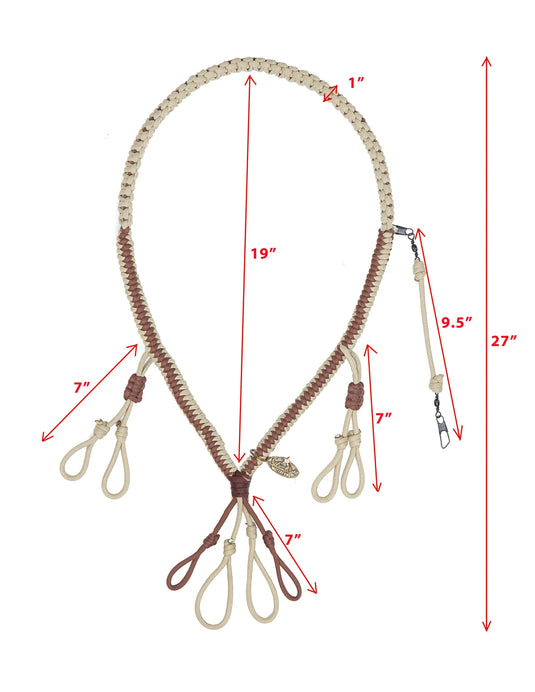 Rig'em Right Copperhead Deluxe 4-Call Lanyard