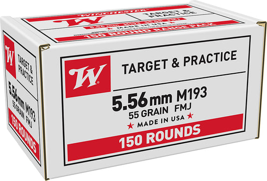 Winchester Ammo 5.56 NATO - 55gr - FMJ - 150rd Box
