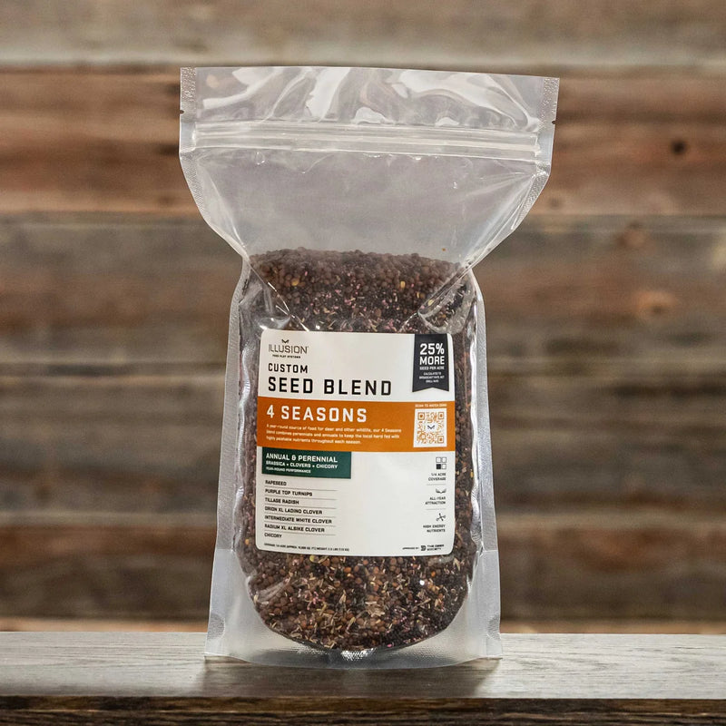 Load image into Gallery viewer, Illusion Outdoors 4 Season Seed Blend - 1/4 Acre
