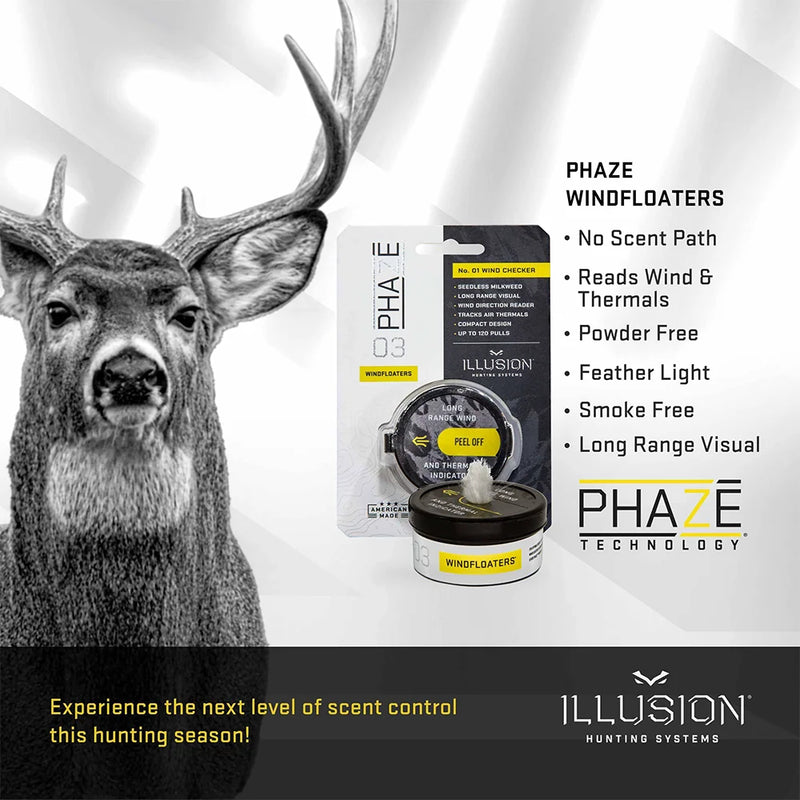 Load image into Gallery viewer, Illusion Outdoors PhaZe 3: Windfloaters for Hunting
