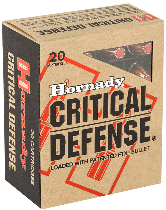 Hornady Critical Defense - 45 ACP - 185gr FTX Hollow Point - 20rd Box