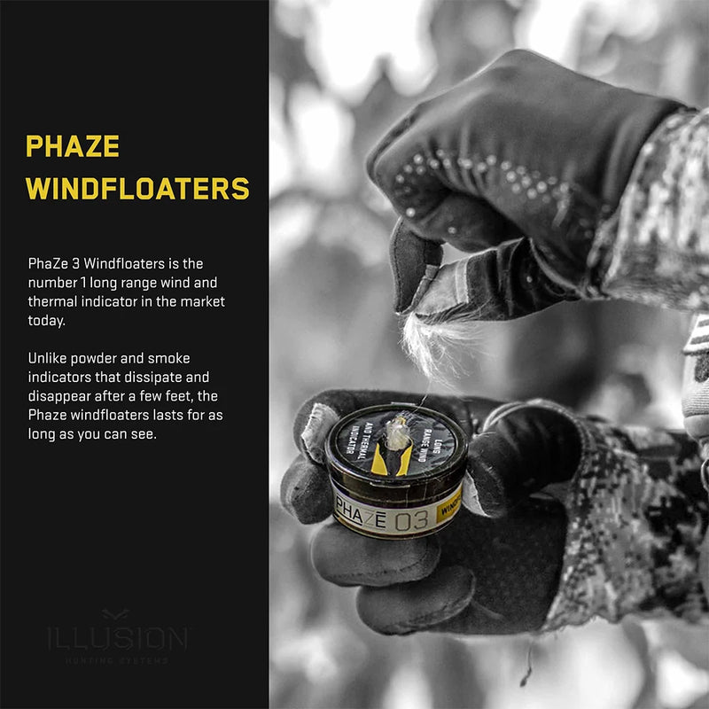 Load image into Gallery viewer, Illusion Outdoors PhaZe 3: Windfloaters for Hunting
