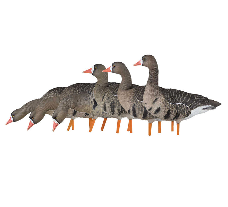 Load image into Gallery viewer, Set of goose decoys on a white background
