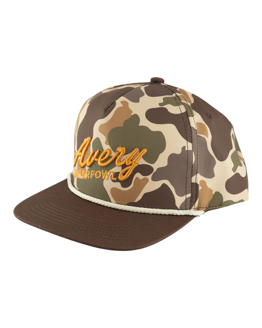 Avery 5 Panel Camo Rope Hat