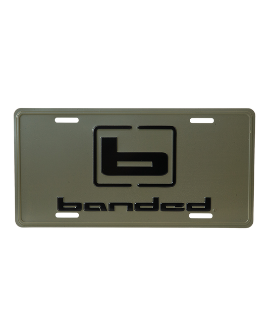 Banded License Plate