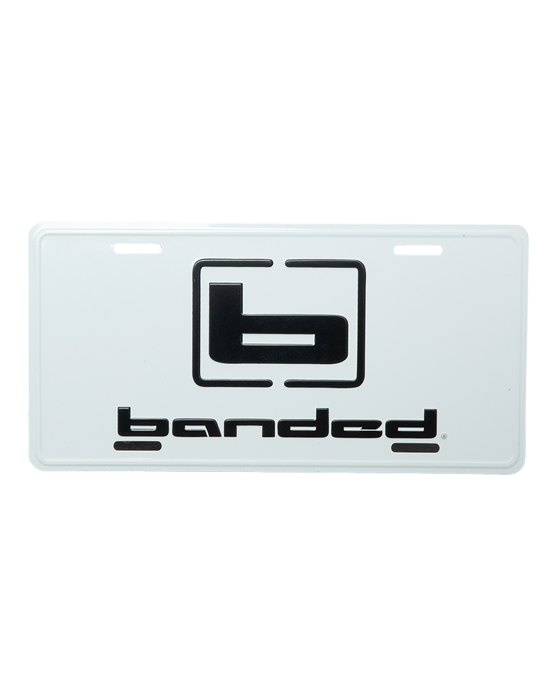 Load image into Gallery viewer, Banded License Plate
