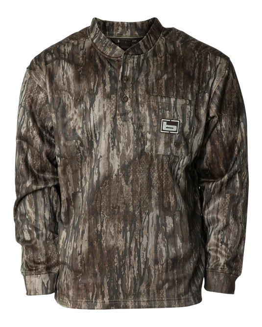 Banded Tec Fleece Henley