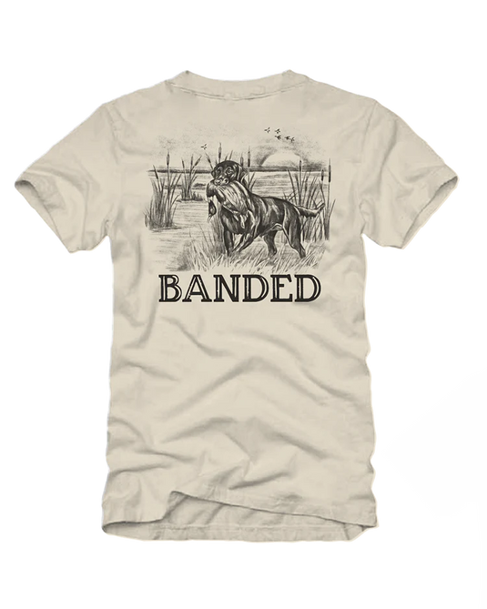 Banded Vintage Sketch S/S Tee