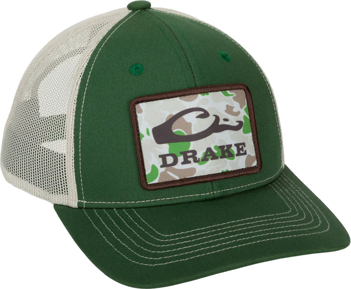 Load image into Gallery viewer, Drake Old School Patch Mesh Back Cap
