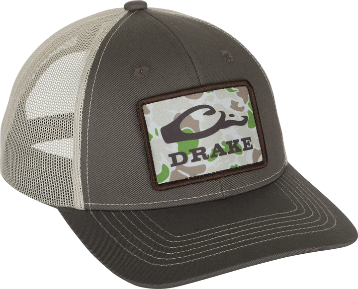 Load image into Gallery viewer, Drake Old School Patch Mesh Back Cap
