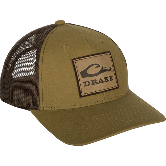 Drake Leather Patch Mesh Back Cap