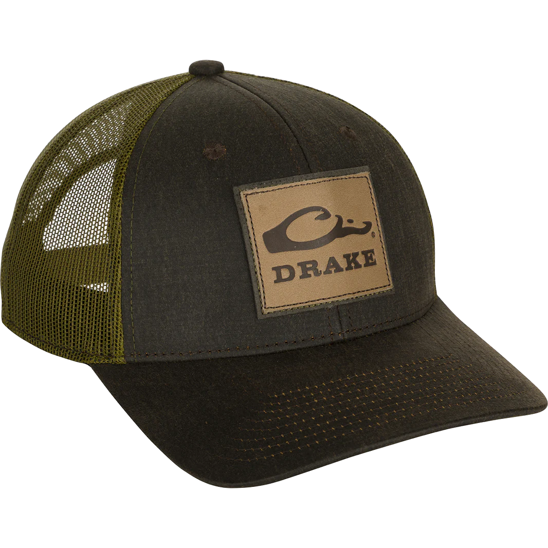 Drake Leather Patch Mesh Back Cap