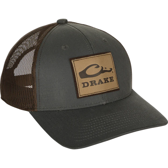 Drake Leather Patch Mesh Back Cap