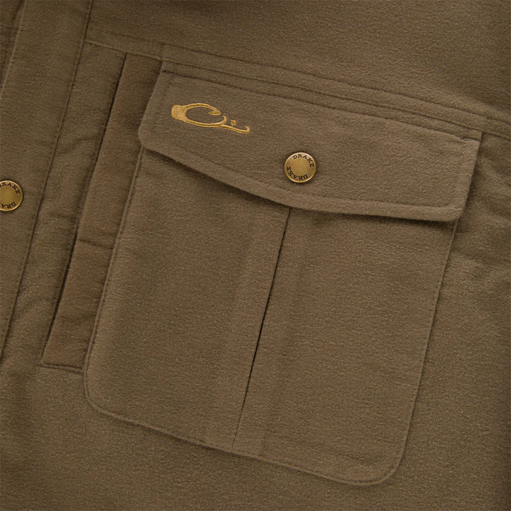 Load image into Gallery viewer, Drake Delta Moleskin Shirt Jacket
