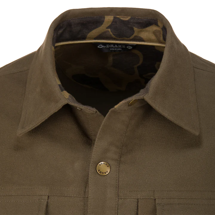 Load image into Gallery viewer, Drake Delta Moleskin Shirt Jacket
