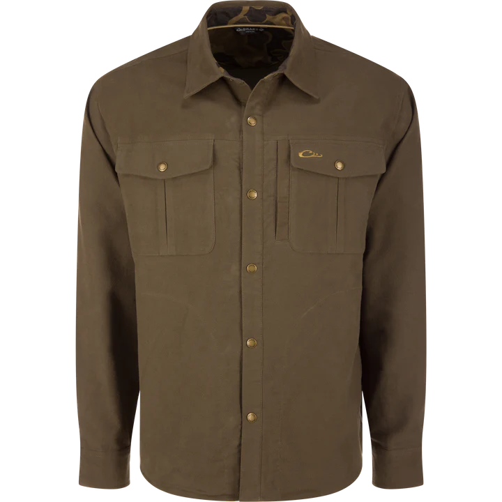 Load image into Gallery viewer, Drake Delta Moleskin Shirt Jacket
