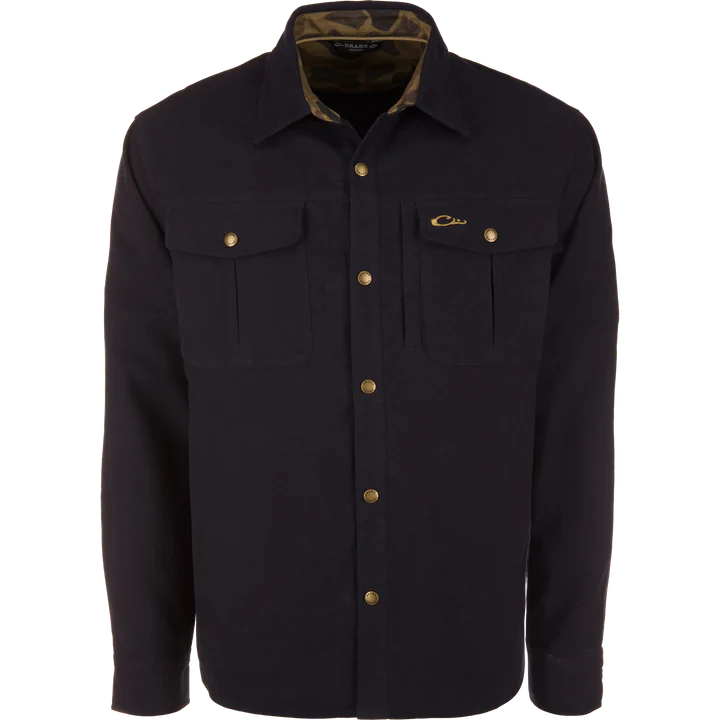 Load image into Gallery viewer, Drake Delta Moleskin Shirt Jacket
