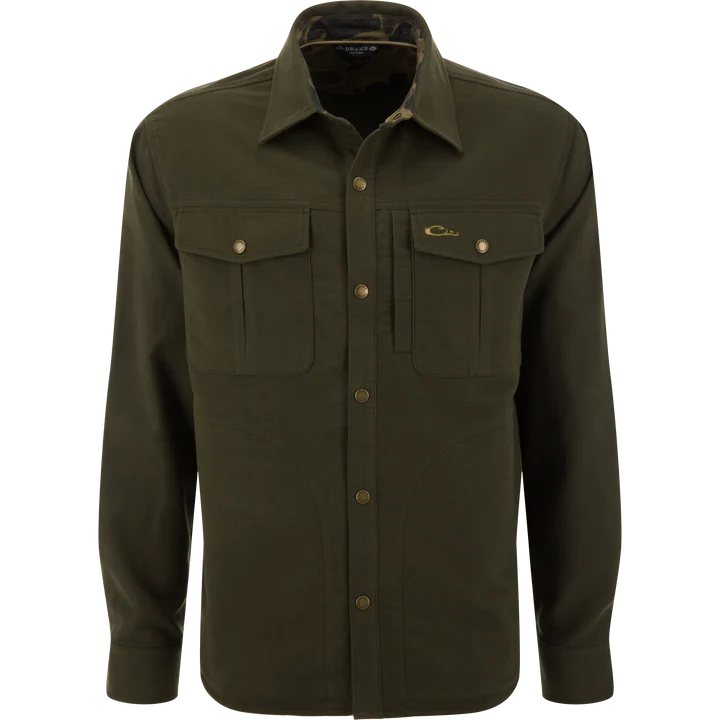 Load image into Gallery viewer, Drake Delta Moleskin Shirt Jacket
