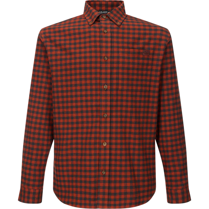 Drake Autumn Flannel Long Sleeve Shirt