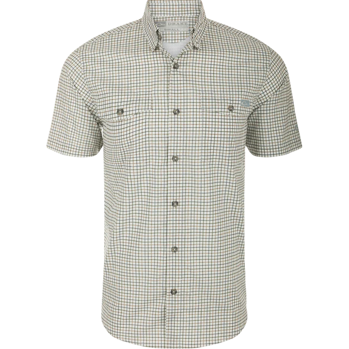 Load image into Gallery viewer, Drake Frat Tattersall Button-Down Short Sleeve Shirt
