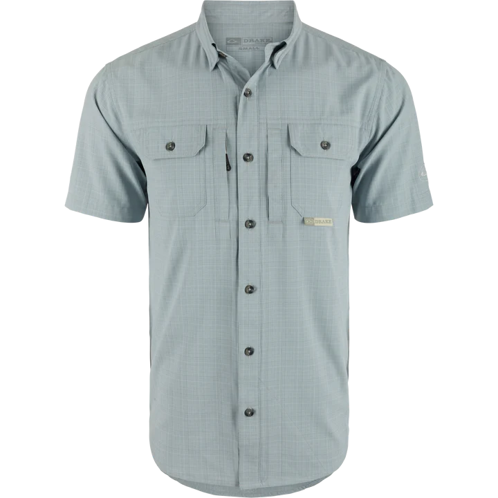 Load image into Gallery viewer, Wingshooter Trey Cross Hatch Short Sleeve Shirt
