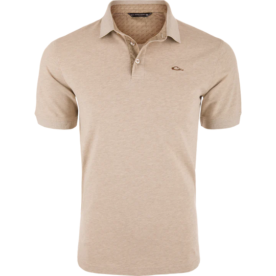 Drake Pique Logo Polo
