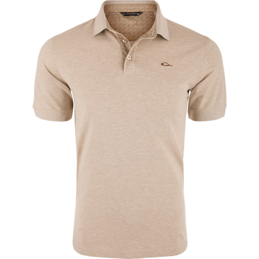 Drake Pique Logo Polo