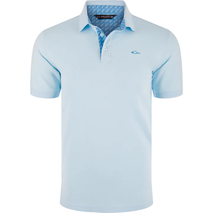 Drake Pique Logo Polo