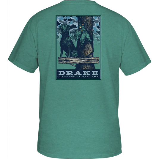 Drake Youth Old School Dog Stand Short Sleeve Tee