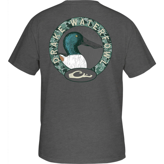 Drake Shoveler Circle T-Shirt - Graphite Heather