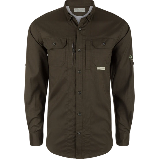 Drake Wingshooter's Trey Dobby Button-Down Long Sleeve Shirt