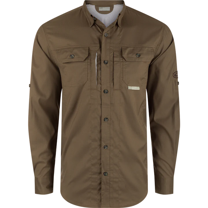 Load image into Gallery viewer, Drake Wingshooter's Trey Dobby Button-Down Long Sleeve Shirt
