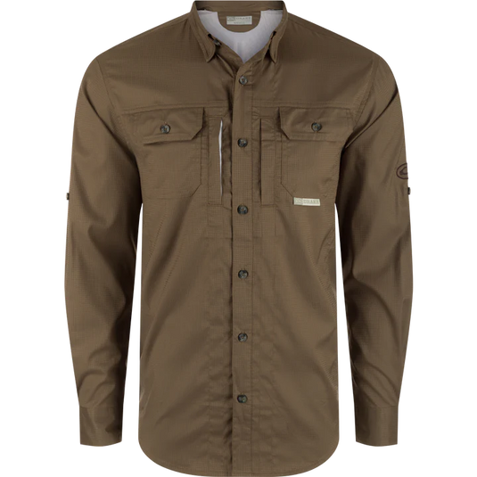 Drake Wingshooter's Trey Dobby Button-Down Long Sleeve Shirt