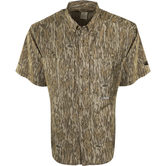 Drake Waterfowl EST Camo Flyweight Wingshooter's Short Sleeve Shirt