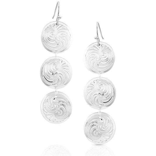 Montana Silversmiths Hailey's Conchos Earrings