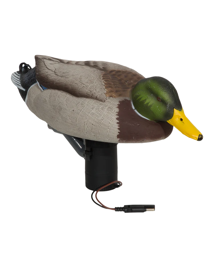 Load image into Gallery viewer, Duck decoy with motor on a white background
