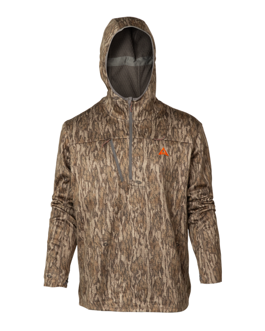 Thacha L-2 1/4 Zip Hooded Fleece - Bottomland